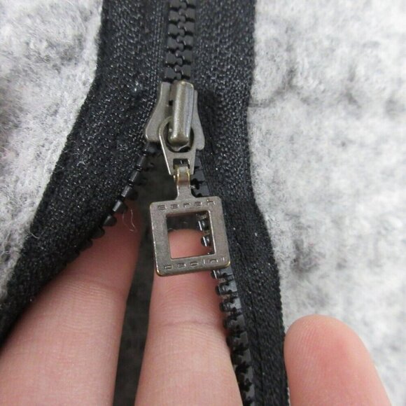 Sarah Pacini Women Gray Knit Turtle Neck Sweater Zipper Accent Wool Blend OS 350 - Picture 10 of 15